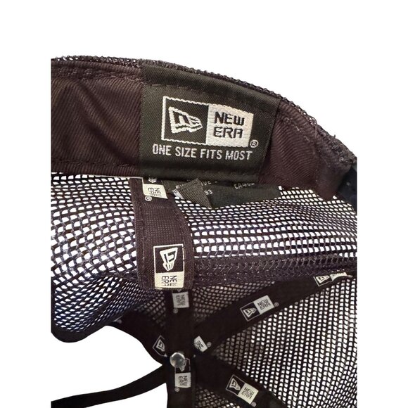 Boston Red Sox Snapback Hat Navy BOS New Era One Size Fits Most NWT Net Back Tru - Picture 4 of 8